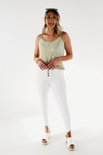 The Beckham Floral Racerback Camisole - FINAL SALE