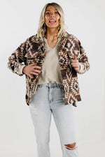 The Harvey Aztec Print Shacket