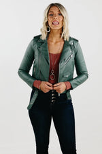 The Merit Faux Leather Jacket