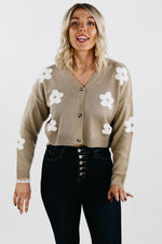 The Halle Floral Cropped Cardigan - FINAL SALE