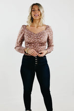 The Carlin Floral Ruched Blouse - FINAL SALE
