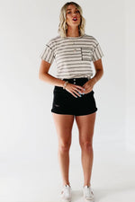 The Creed Striped Reverse Seam Pocket Tee