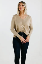 The Noah Ribbed Hem Seam Sweater