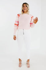 The Jackie Heart Sleeve Sweater - FINAL SALE