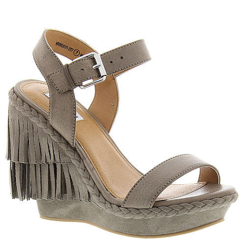 Roaring Ruby Fringe Wedge - MOD Boutique