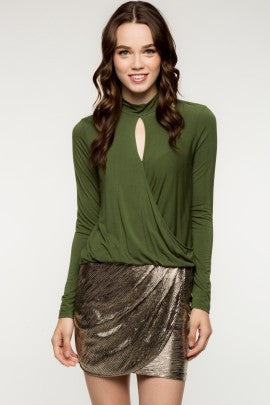 Sparkly Silver Skirt - MOD Boutique